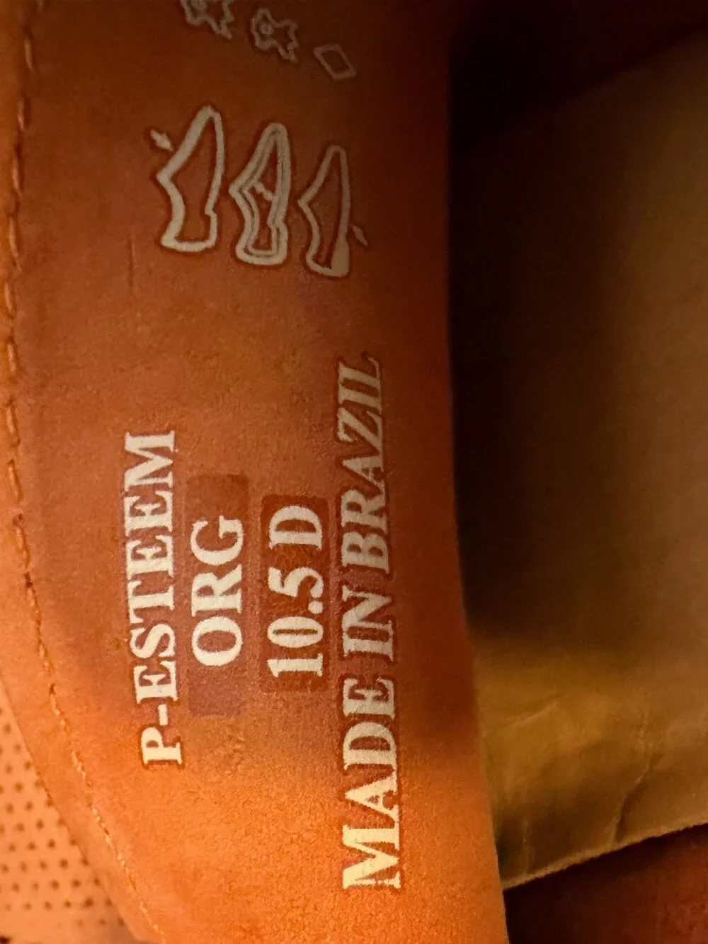 Steve Madden P-Esteem Orange Driving Moccasin Loafers